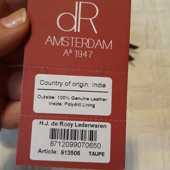 Nwt DR Amsterdam leather crossbody bag - Picture 5 of 8